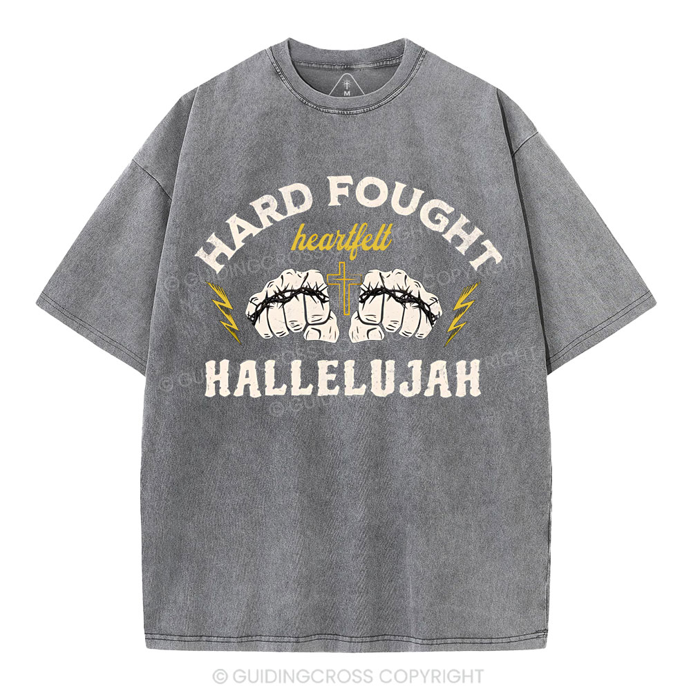 Hard Fought Christian Washed T-Shirt