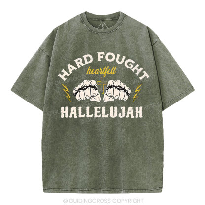Hard Fought Christian Washed T-Shirt