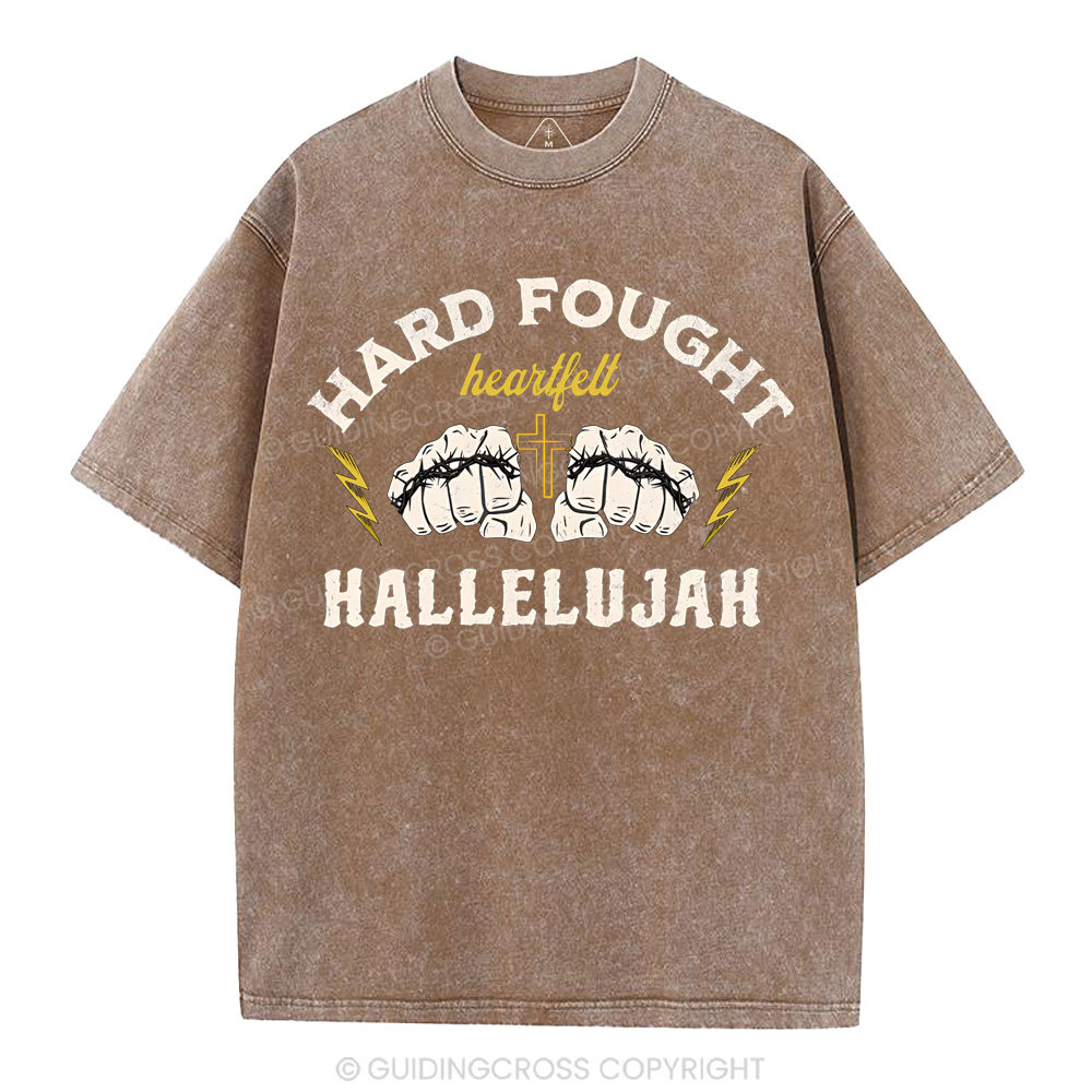 Hard Fought Christian Washed T-Shirt