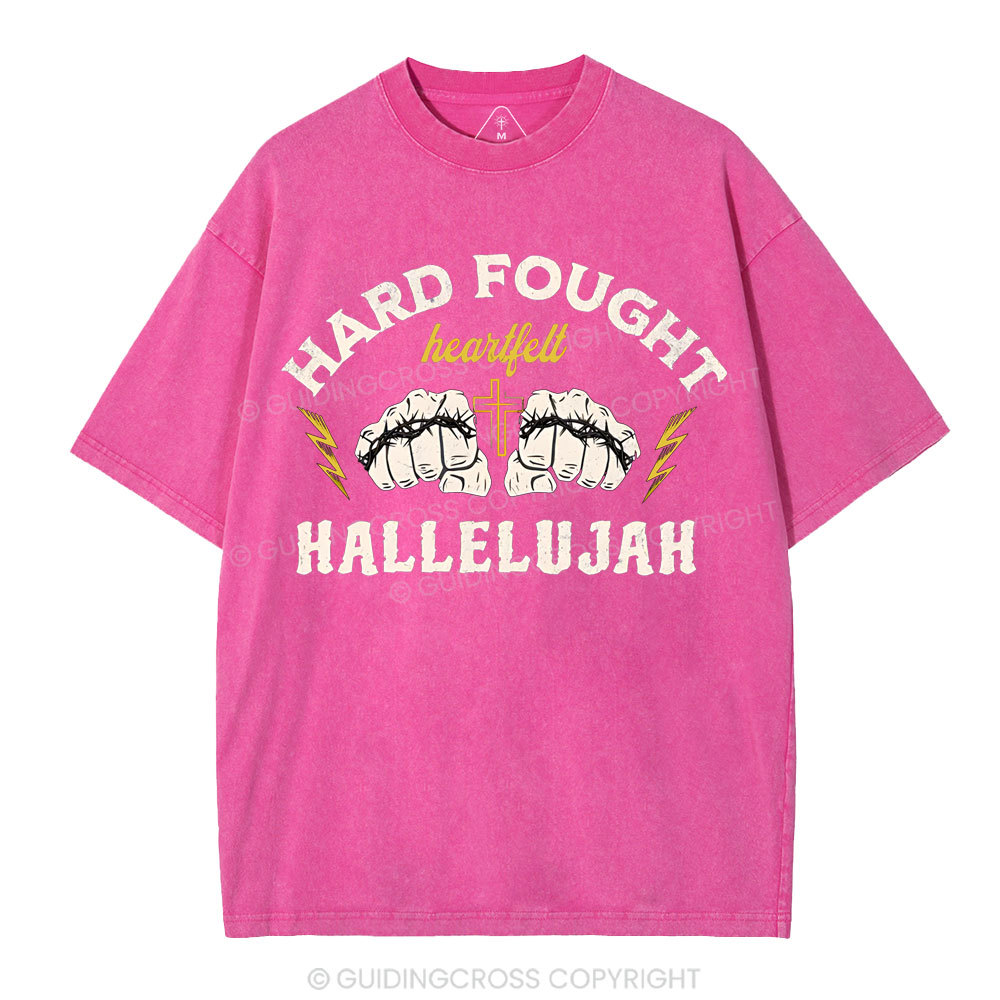 Hard Fought Christian Washed T-Shirt