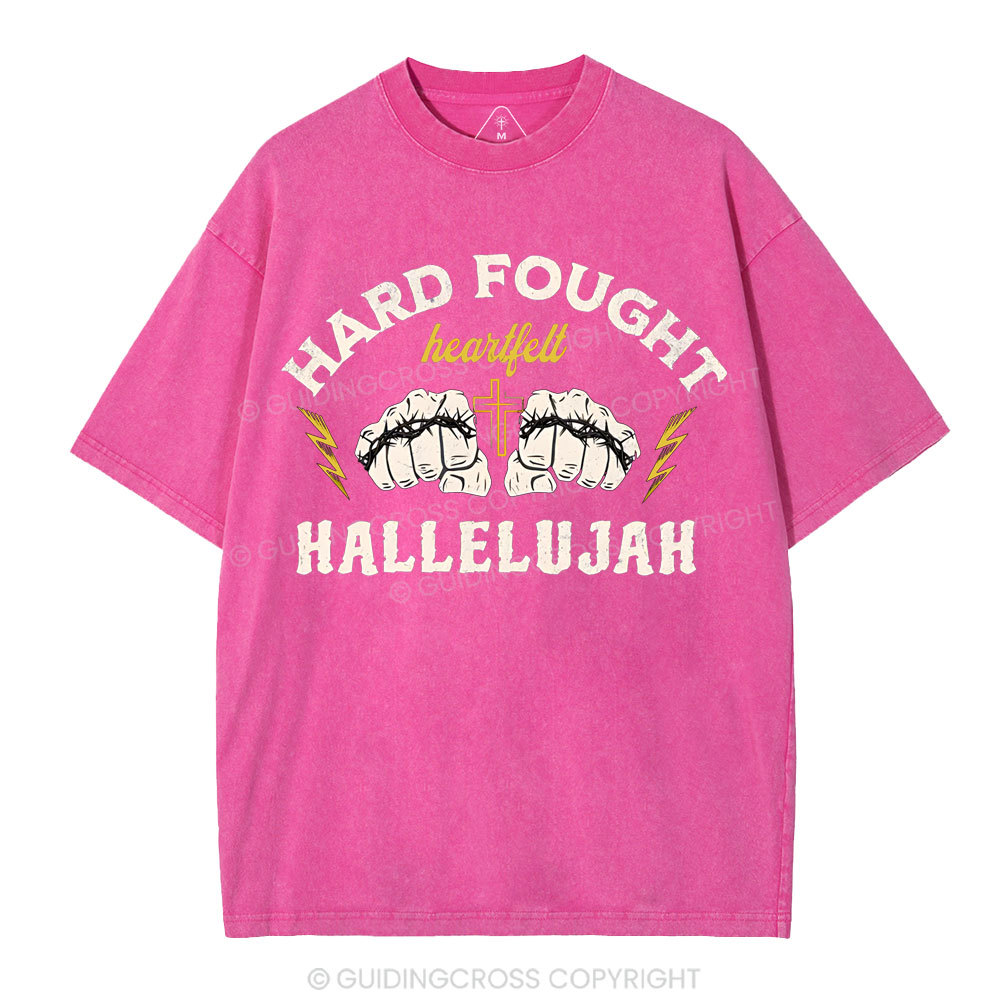Hard Fought Christian Washed T-Shirt