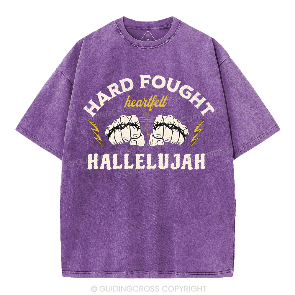 Hard Fought Christian Washed T-Shirt