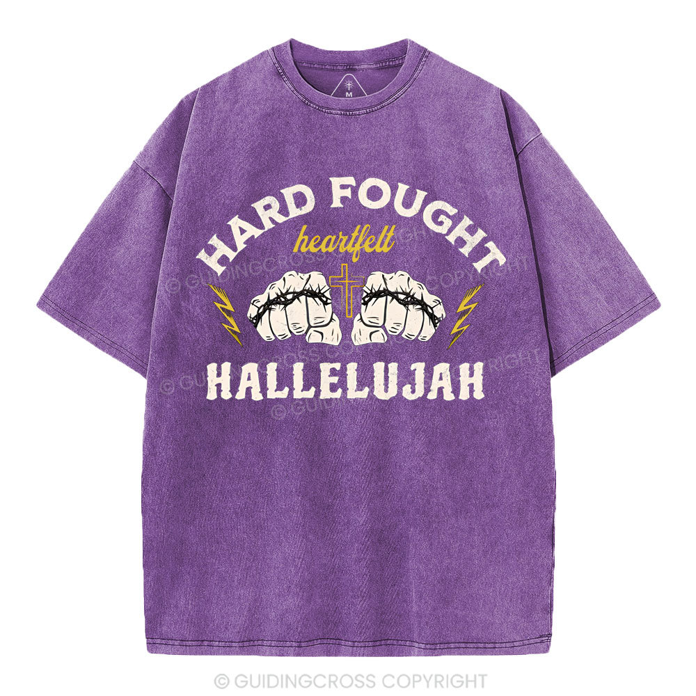 Hard Fought Christian Washed T-Shirt