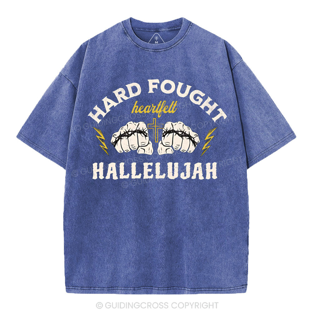 Hard Fought Christian Washed T-Shirt