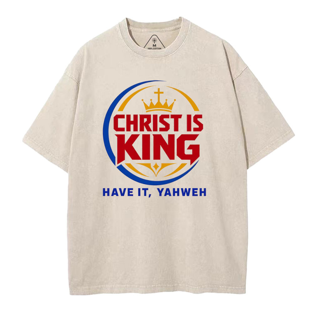 New-Sample Christian Washed T-Shirt双面原件31.95 Sale - GuidingCross