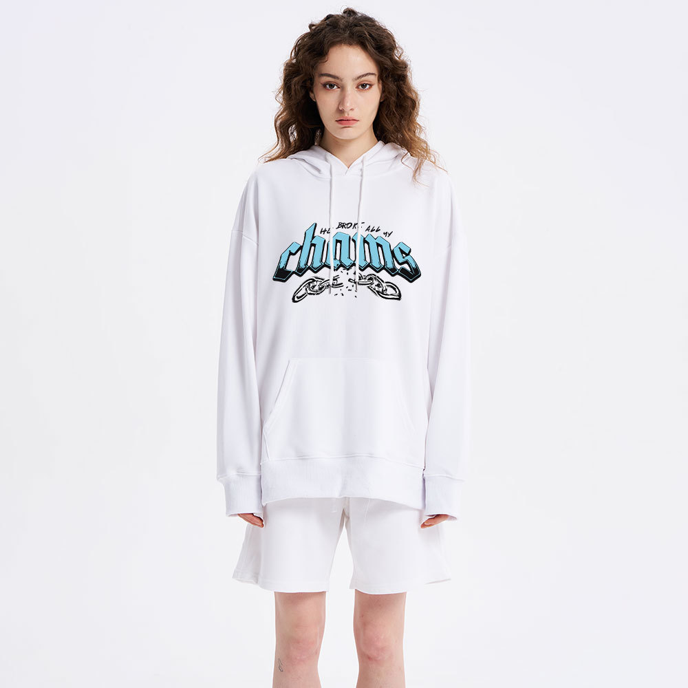 He Broke All My Chains Christian Classic Hoodie