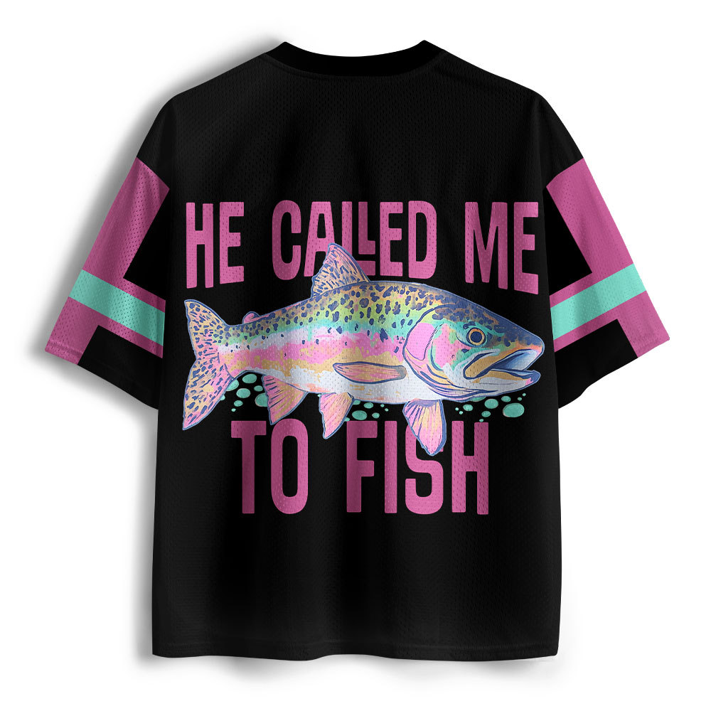 He Called Me To Fish Christian Mesh Jersey