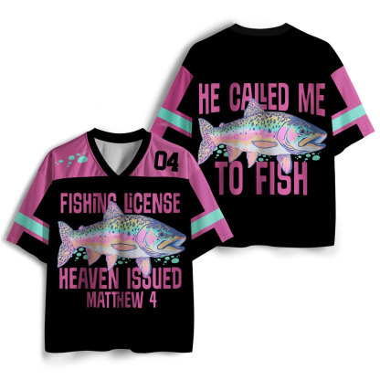 He Called Me To Fish Christian Mesh Jersey