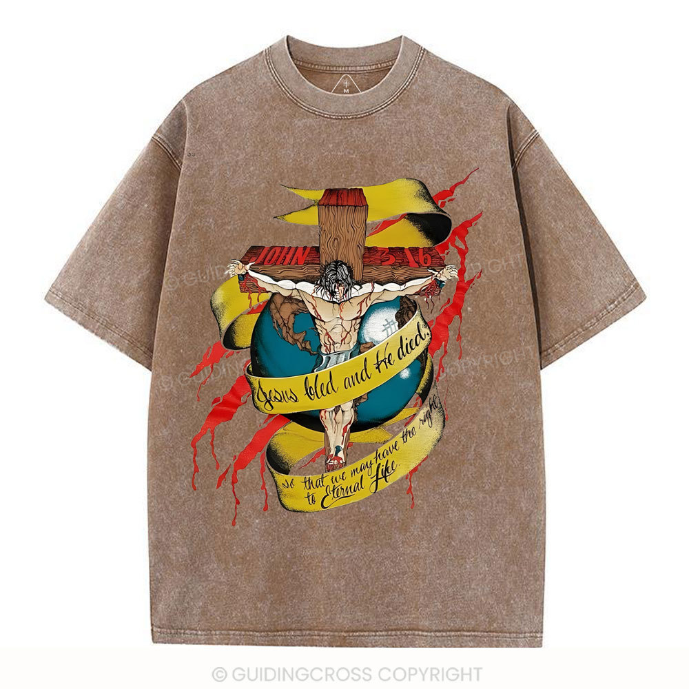 sample washed T-Shirt Sale - GuidingCross