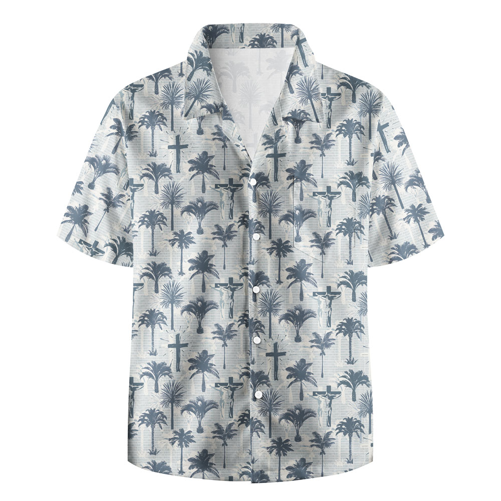 Frist Of All I'm God Pieces Christian Hawaiian Shirt Sale - GuidingCross