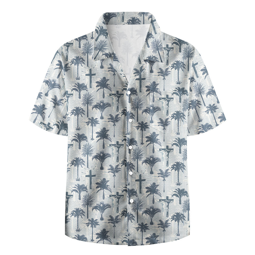 Frist Of All I'm God Pieces Christian Hawaiian Shirt Sale - GuidingCross