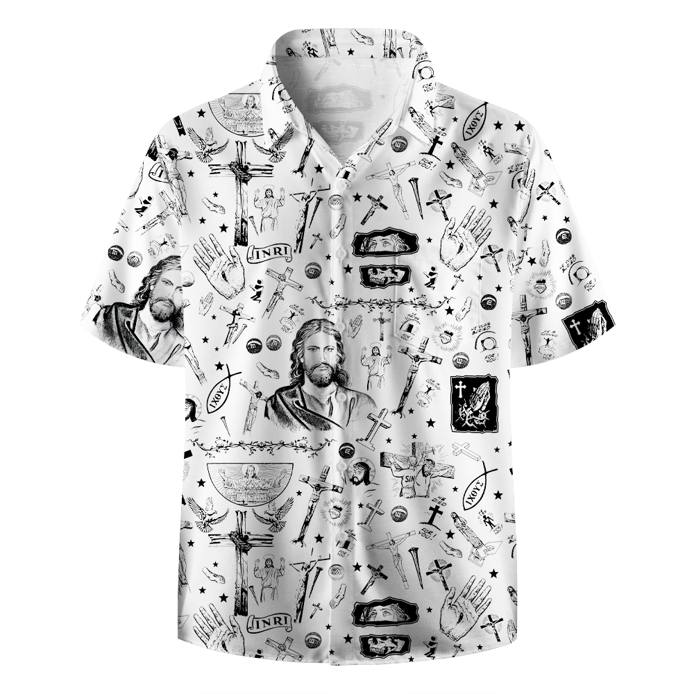 He Died For Us Christian Hawaiian Shirt