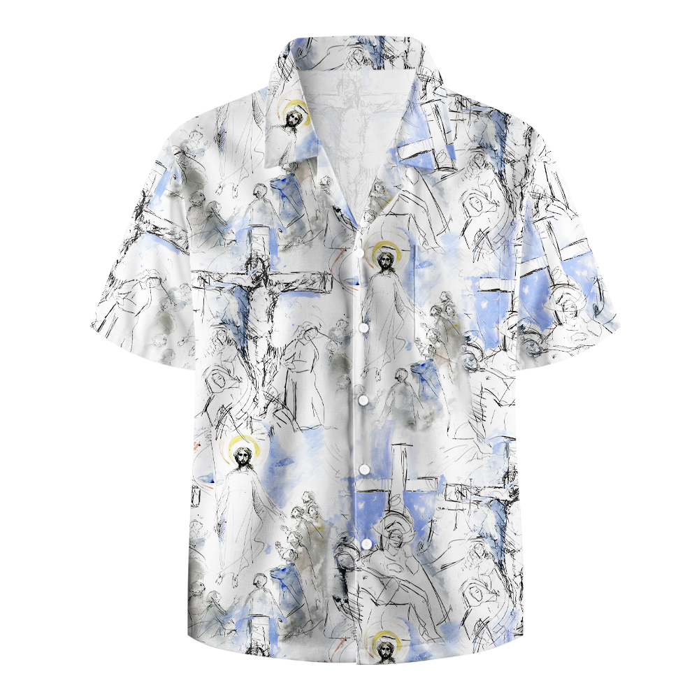 He Died For Us Christian Hawaiian Shirt 