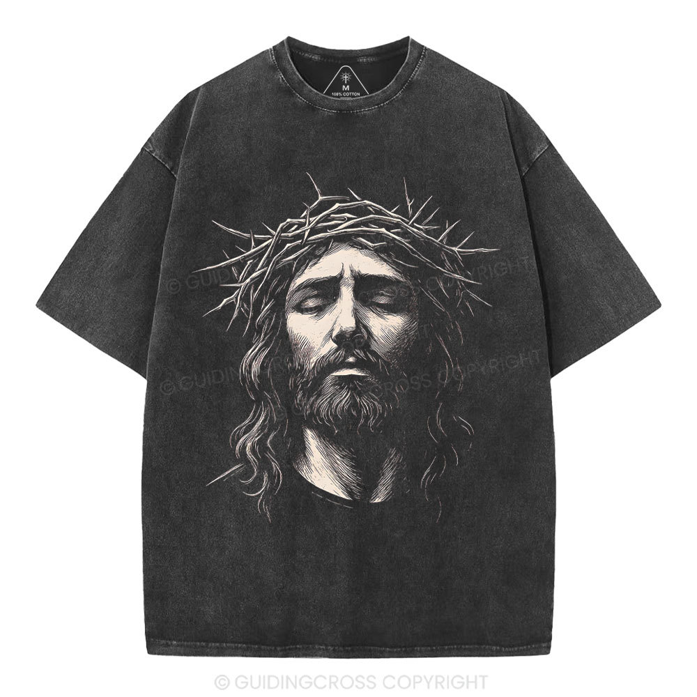 He Died For Us Christian Washed T-Shirt