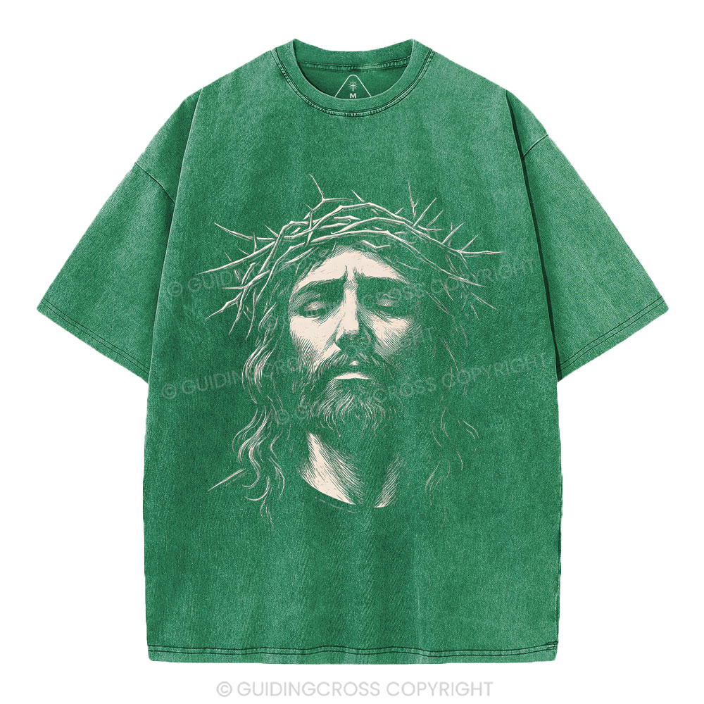 He Died For Us Christian Washed T-Shirt