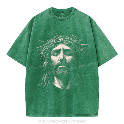 He Died For Us Christian Washed T-Shirt
