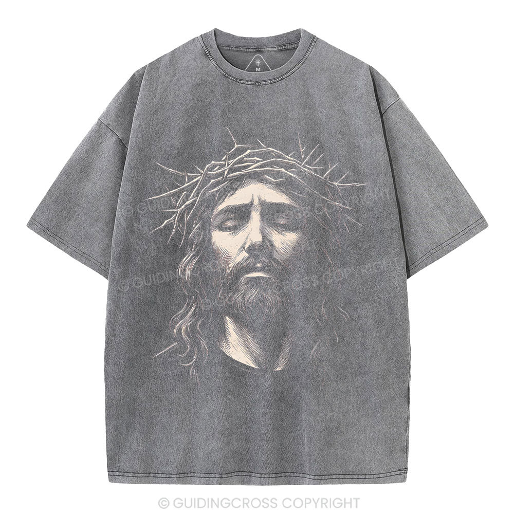 He Died For Us Christian Washed T-Shirt