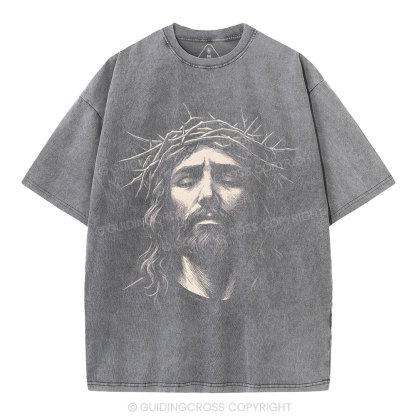 He Died For Us Christian Washed T-Shirt