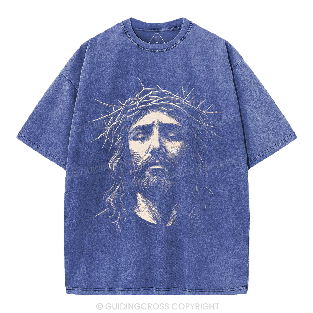 He Died For Us Christian Washed T-Shirt