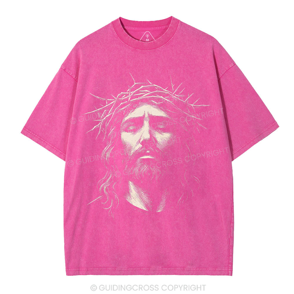 He Died For Us Christian Washed T-Shirt