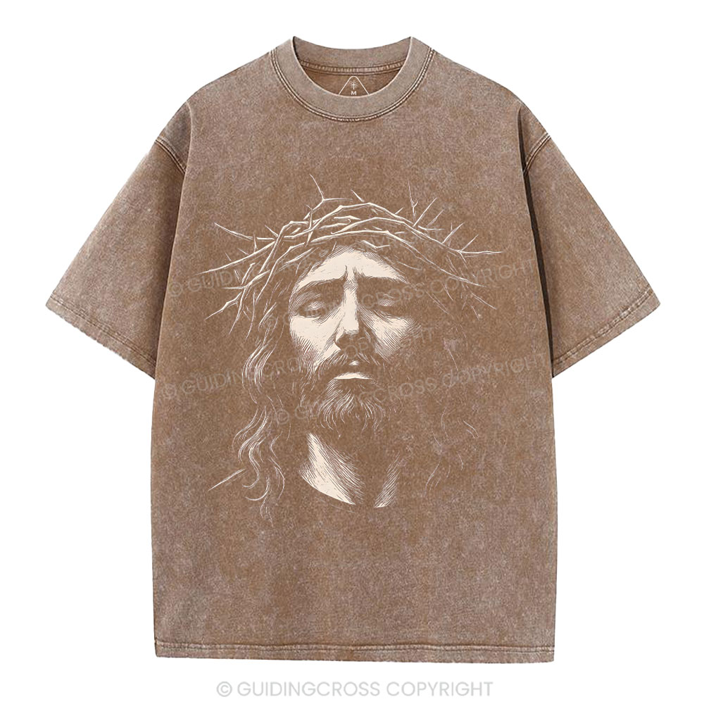 He Died For Us Christian Washed T-Shirt