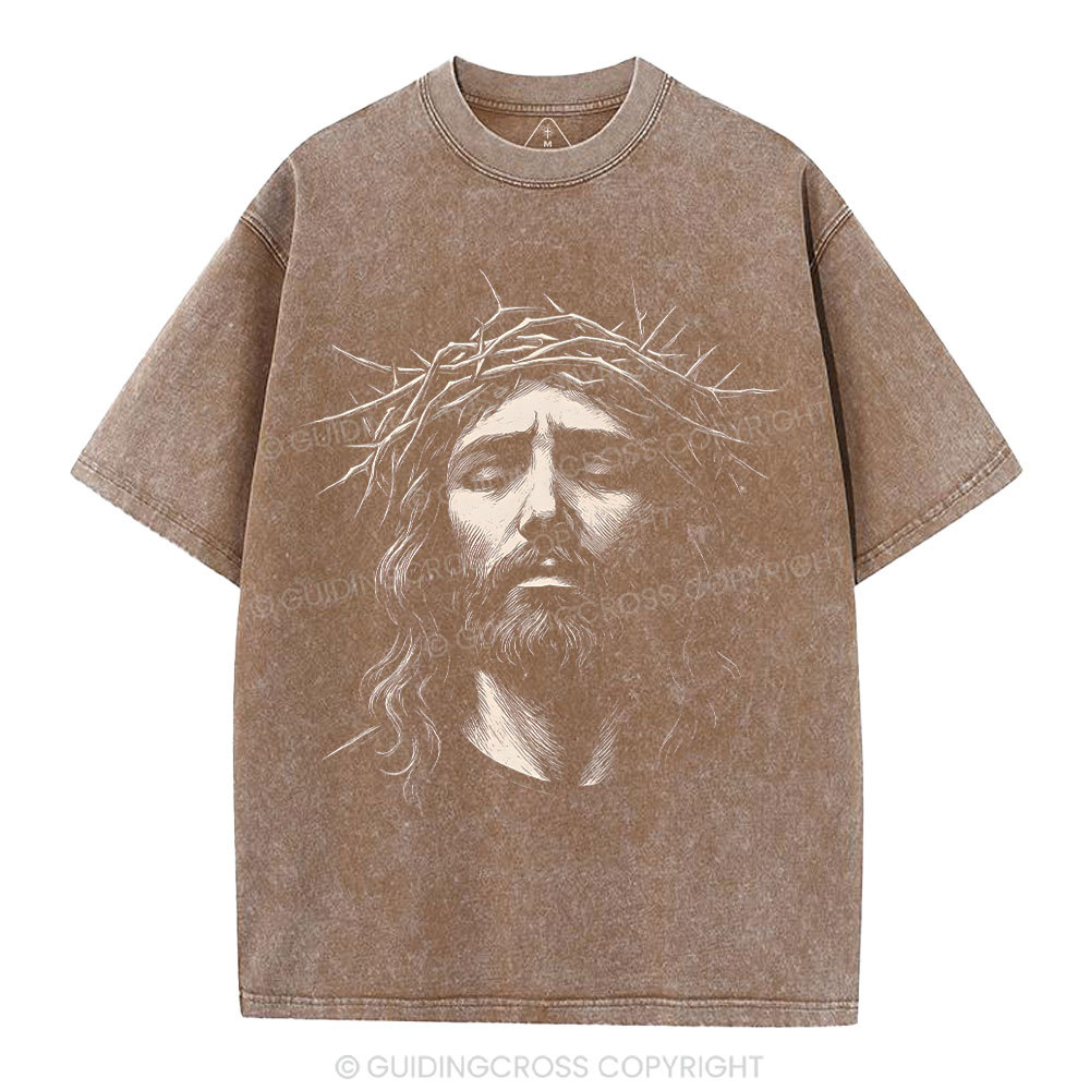 He Died For Us Christian Washed T-Shirt
