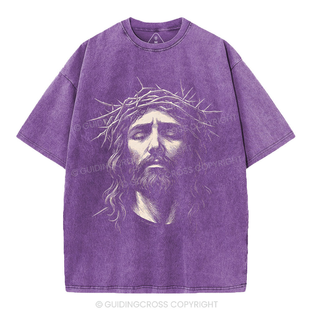 He Died For Us Christian Washed T-Shirt