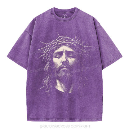 He Died For Us Christian Washed T-Shirt