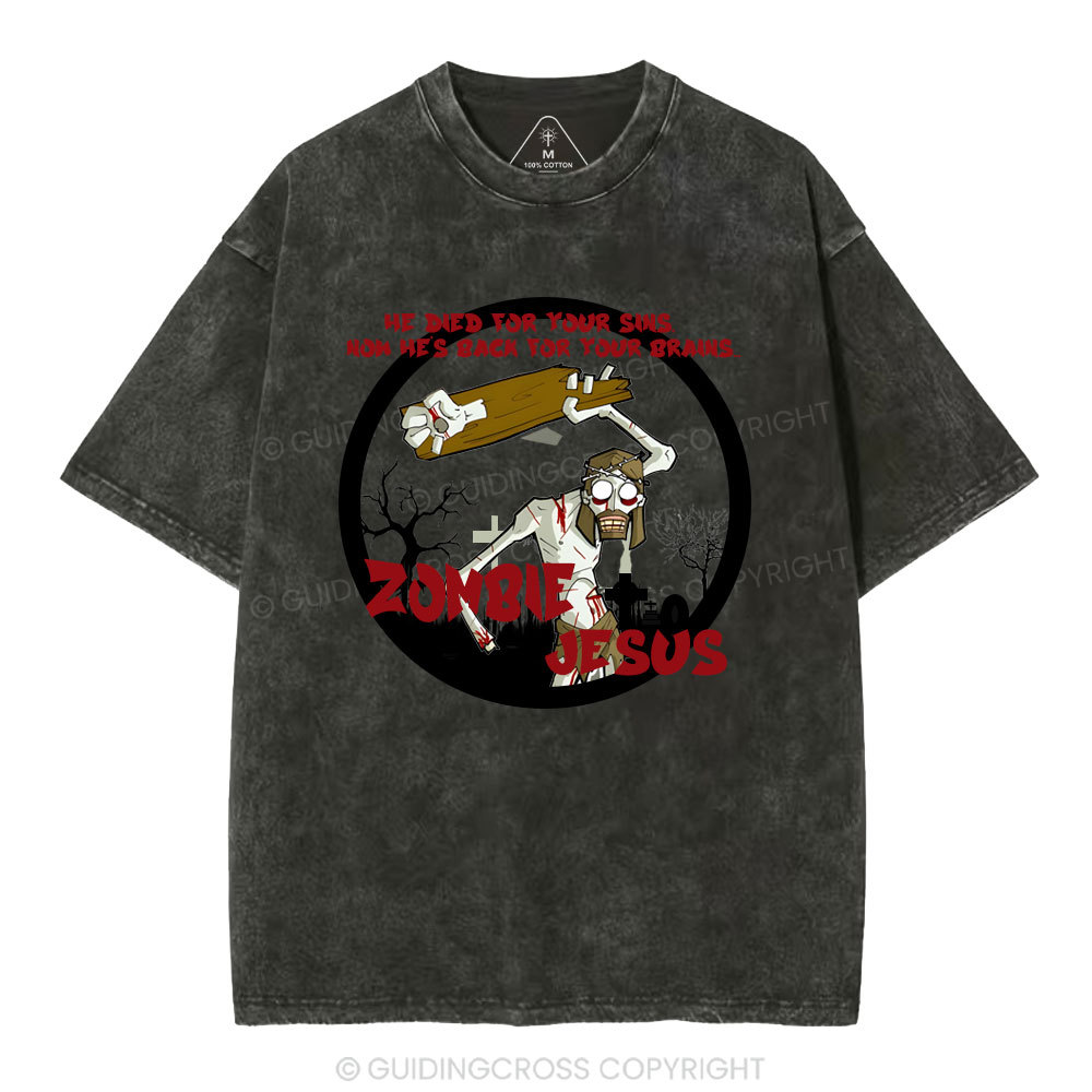 He Died For Your sins Christian Washed T-Shirt