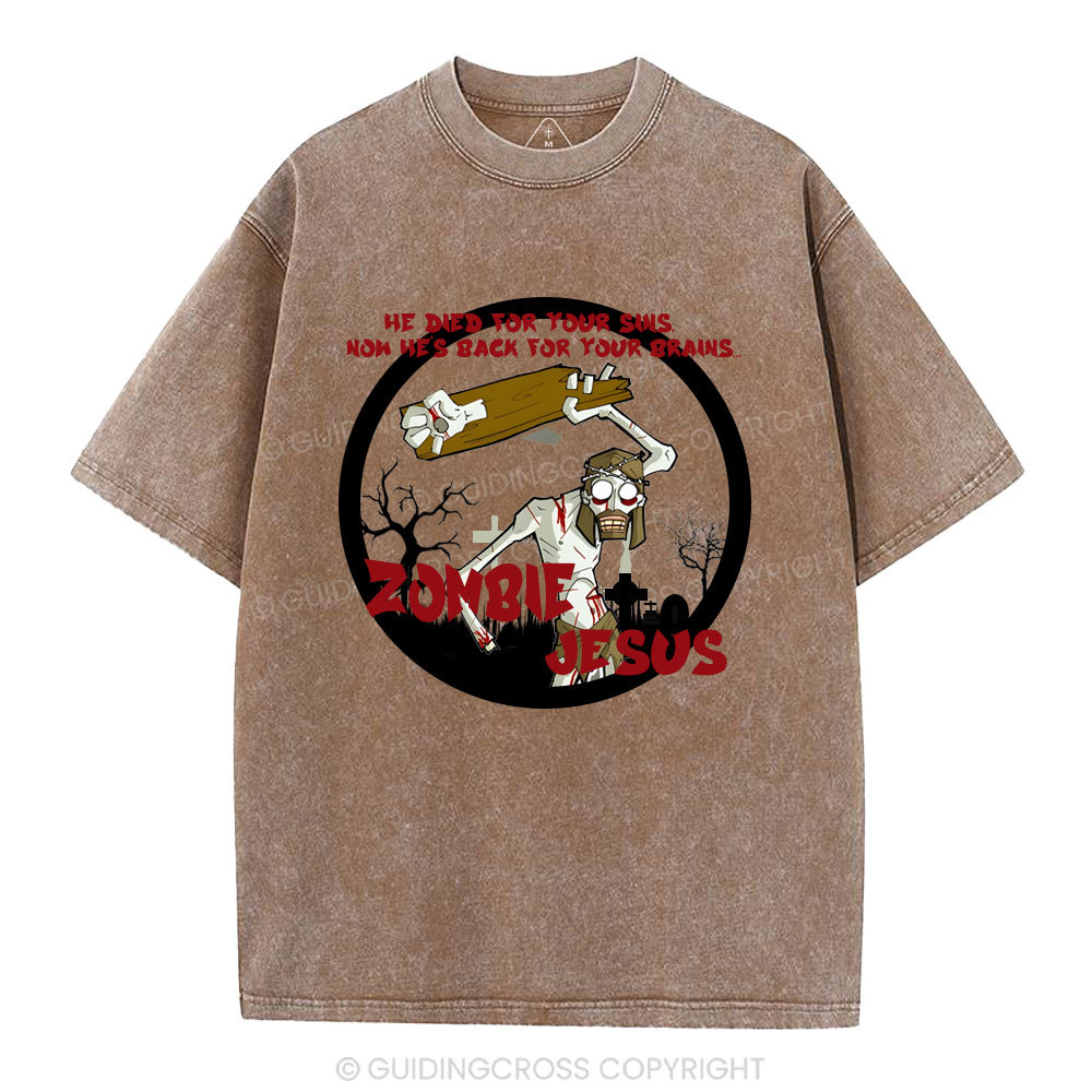 He Died For Your sins Christian Washed T-Shirt