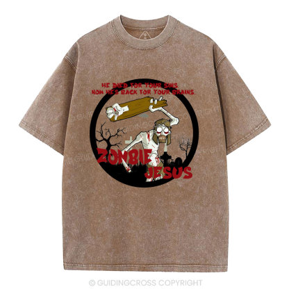 He Died For Your sins Christian Washed T-Shirt