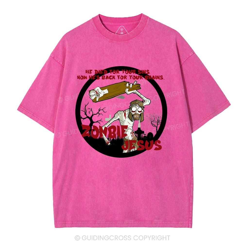 He Died For Your sins Christian Washed T-Shirt