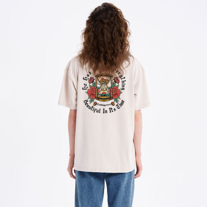 He Has Made Everything Beautiful Christian Washed T-Shirt