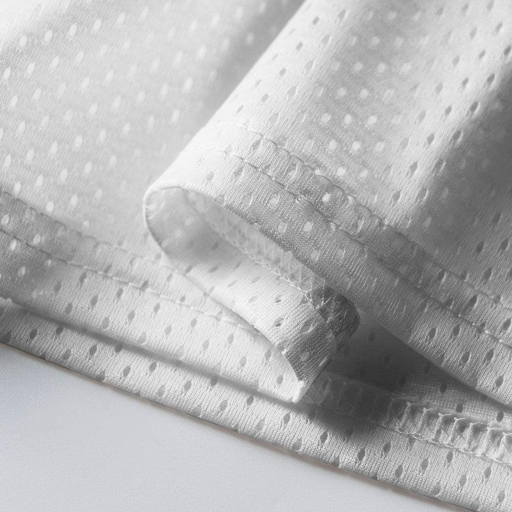 He Has Set Us Free Christian White Mesh Jersey