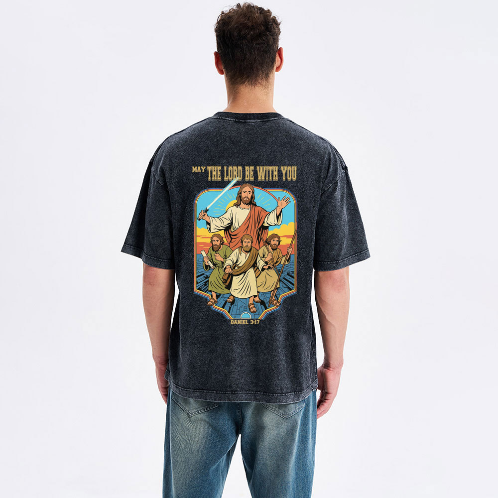 He Is A Lifesaver Christian Washed T-Shirt