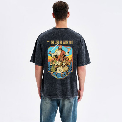 He Is A Lifesaver Christian Washed T-Shirt