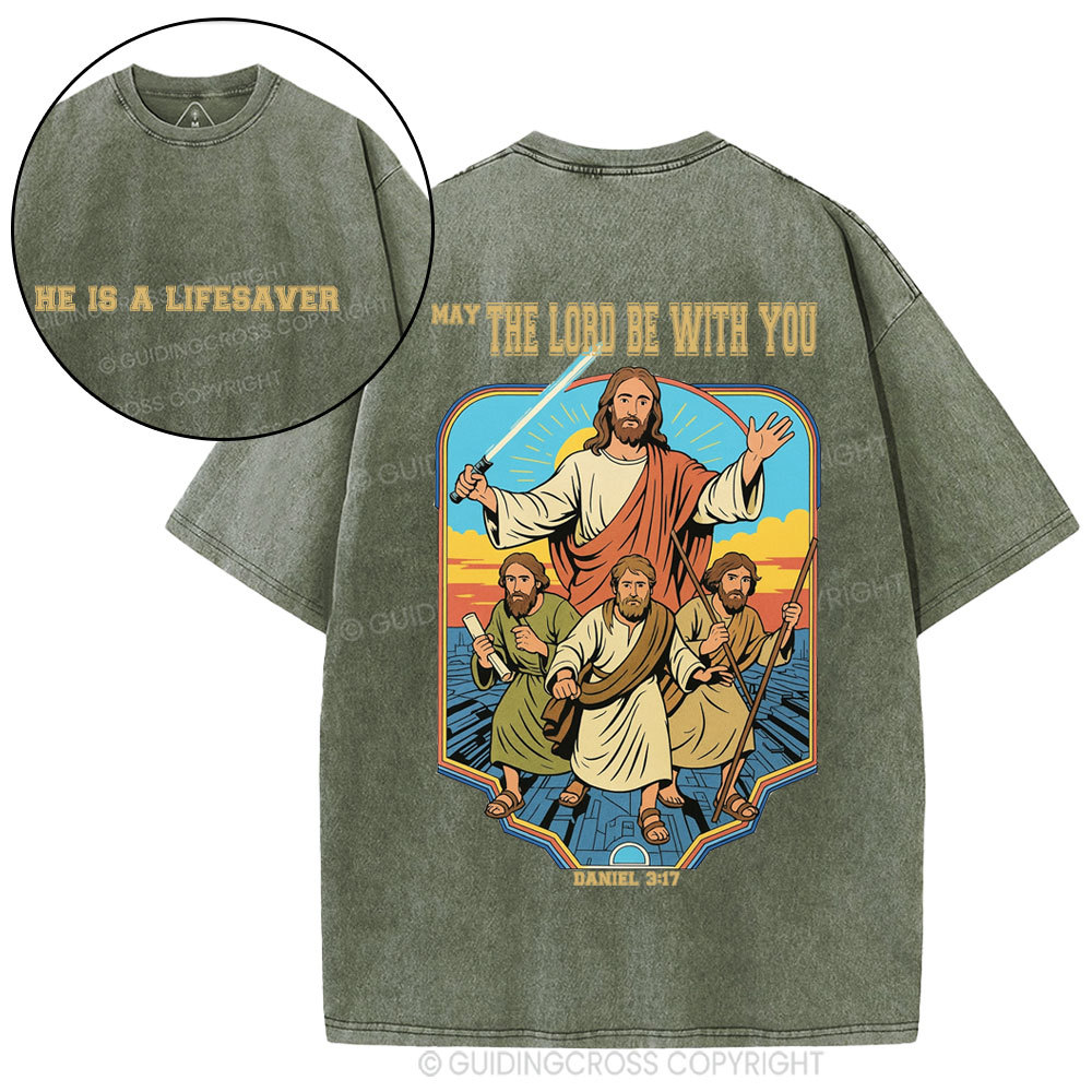 New-Sample Christian Washed T-Shirt Sale - GuidingCross
