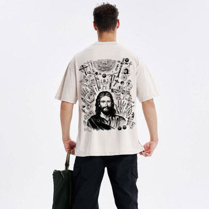 He Is Alive Christian Washed T-Shirt