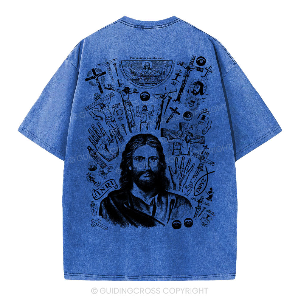 He Is Alive Christian Washed T-Shirt