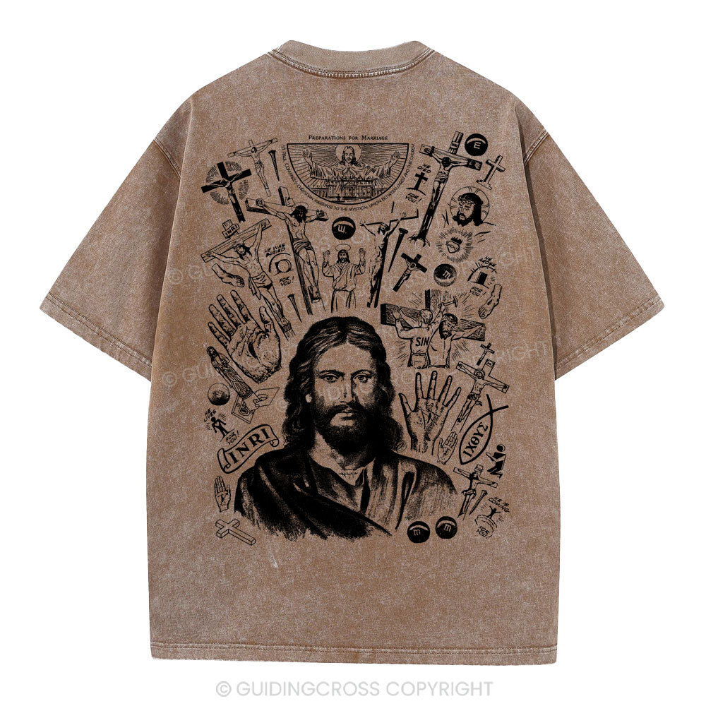 He Is Alive Christian Washed T-Shirt