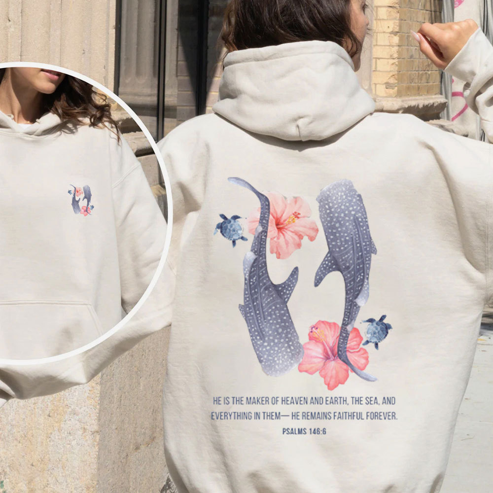 He Is Maker Of Heaven And Earth Christian Premium Fleece Hoodie Set