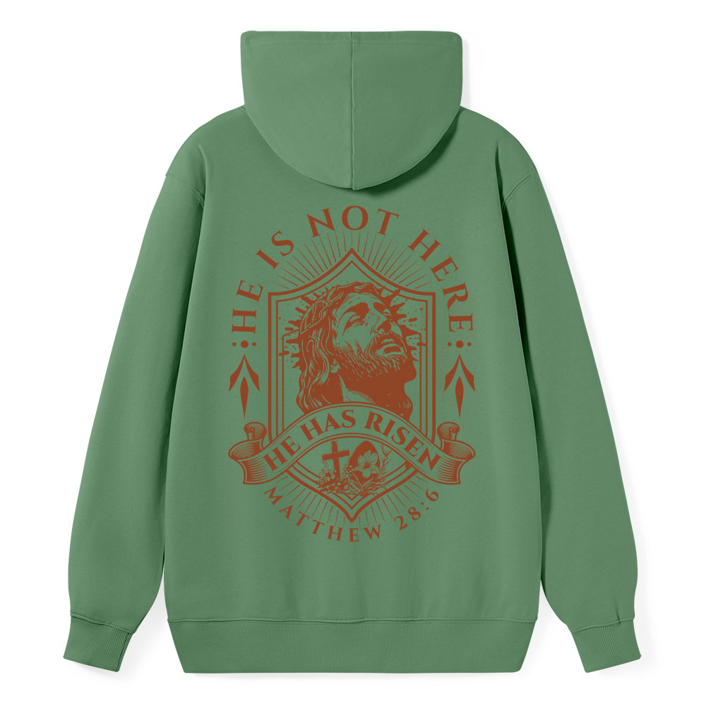 He Is Not Hear Christian Classic Hoodie