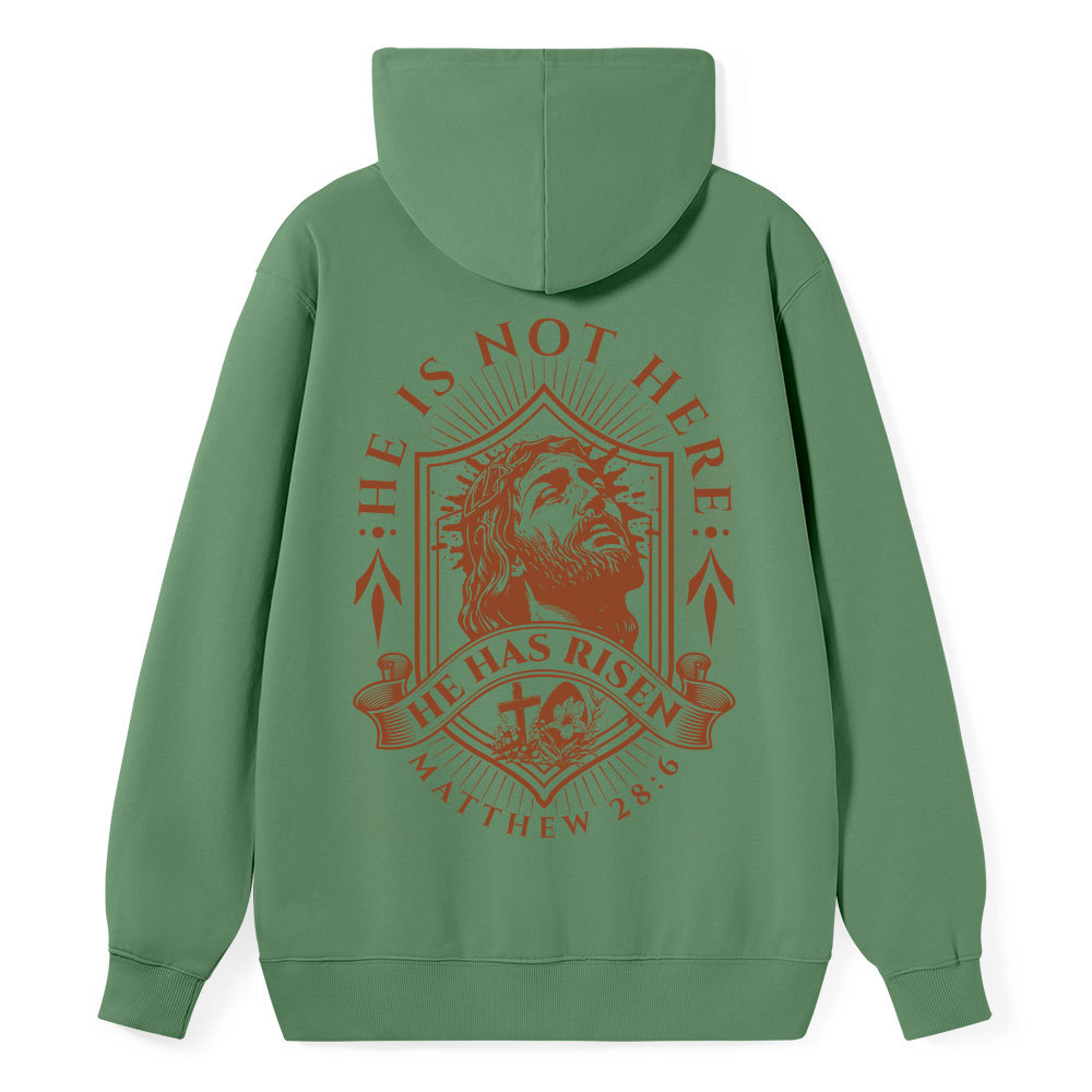 He Is Not Hear Christian Classic Hoodie