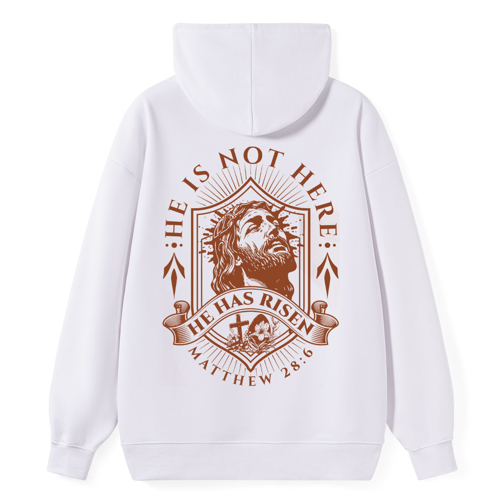 He Is Not Hear Christian Classic Hoodie