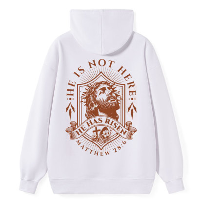 He Is Not Hear Christian Classic Hoodie