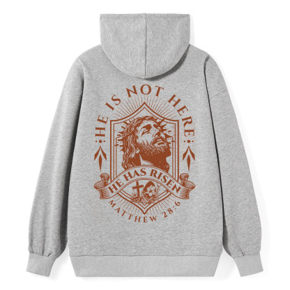 He Is Not Hear Christian Classic Hoodie