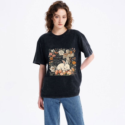 He Is Not Here Christian Washed T-Shirt