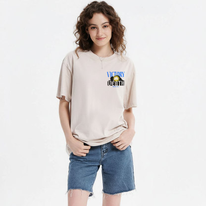 He Is Not Here Christian Washed T-Shirt