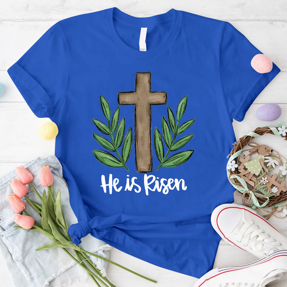 He Is Risen Christian  T-Shirt