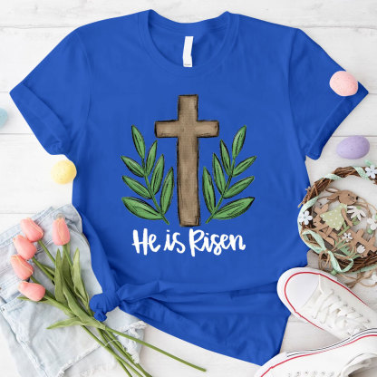 He Is Risen Christian  T-Shirt